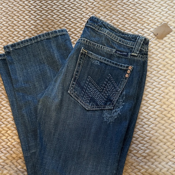 Miss Me Dark Blue Boot Cut Jeans - Picture 1 of 12